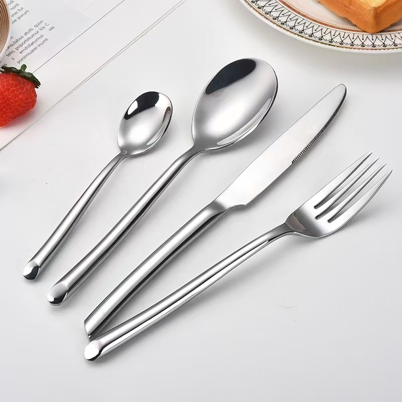 Stainless Steel Sleek Design Easy-Clean Durable Hotel Grade Cutlery Set