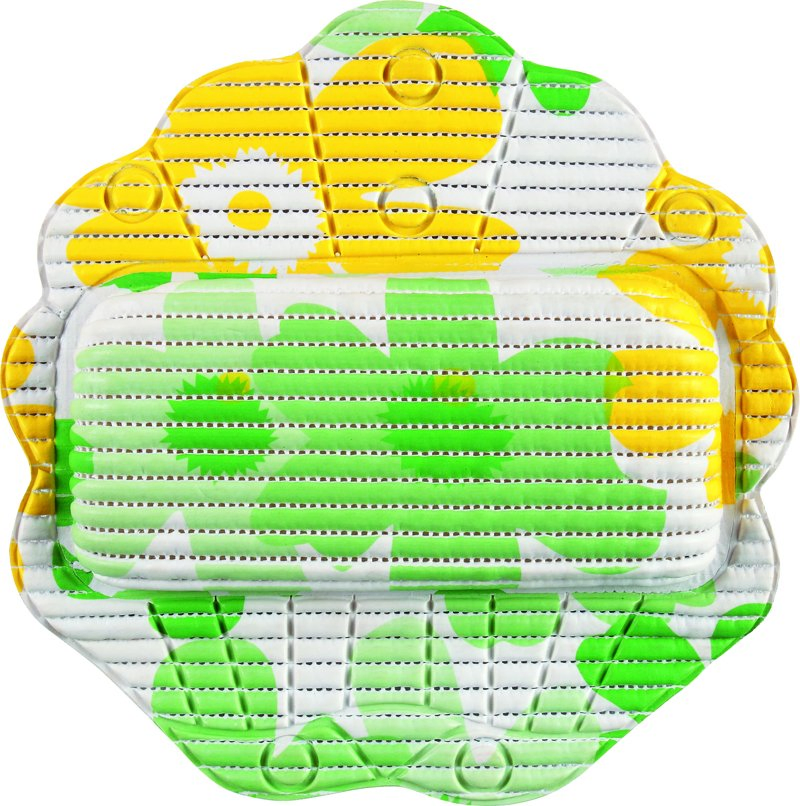 Factory Wholesale Soft Bath Tub Pillow with Suction Cups