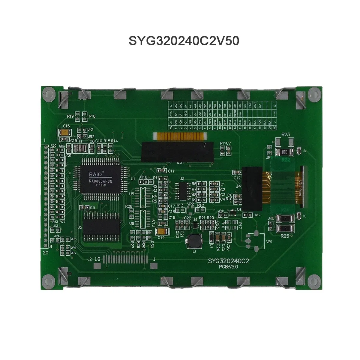 Модуль LCD дисплея 320x240 Ra8835, 4/8-бит