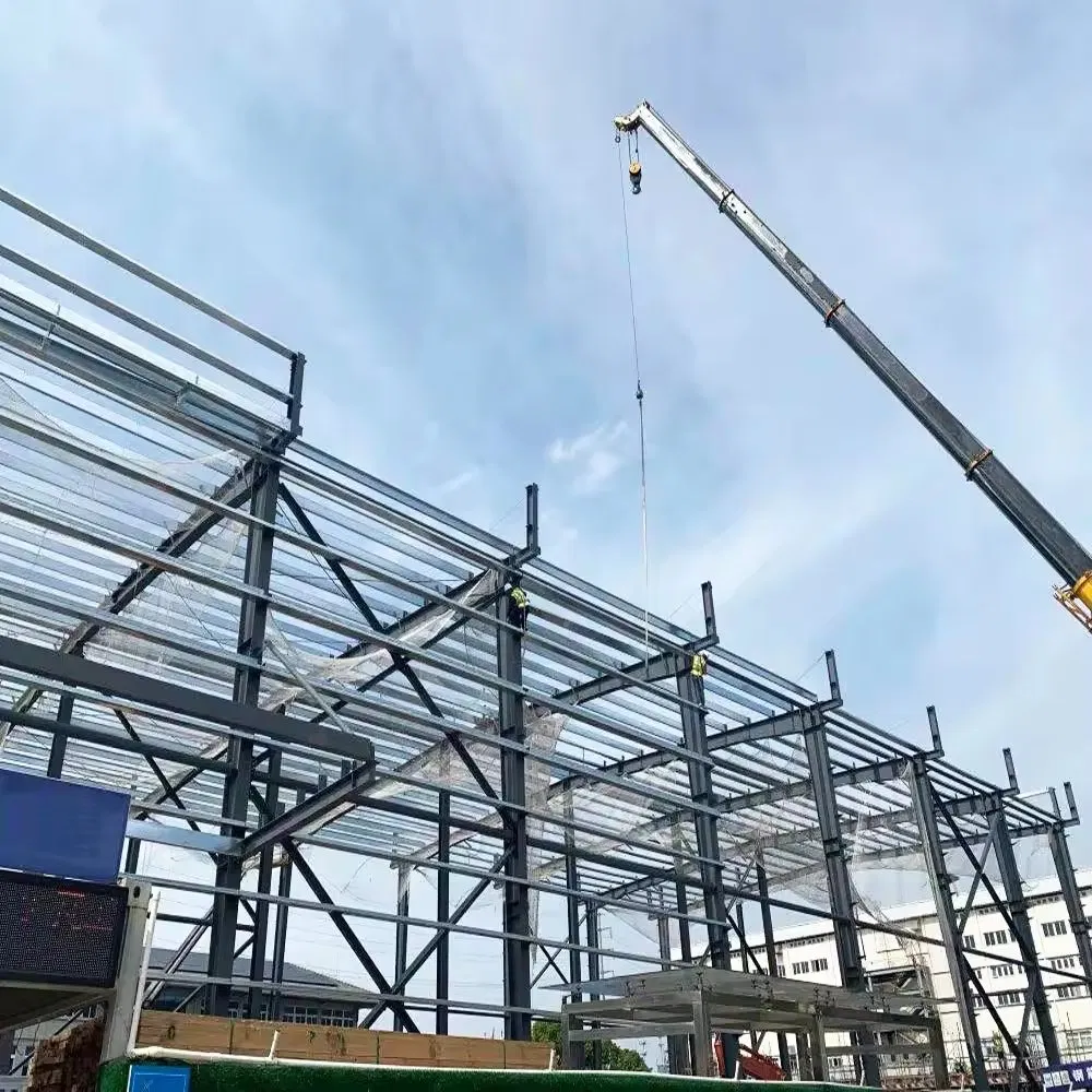 Steel Construction Prefabricated Steel Structure Warehouse Workshop Hangar Building