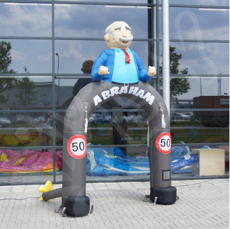 Factory Wholesale Price Rental Inflatable Abraham Arch Balloon to Holland