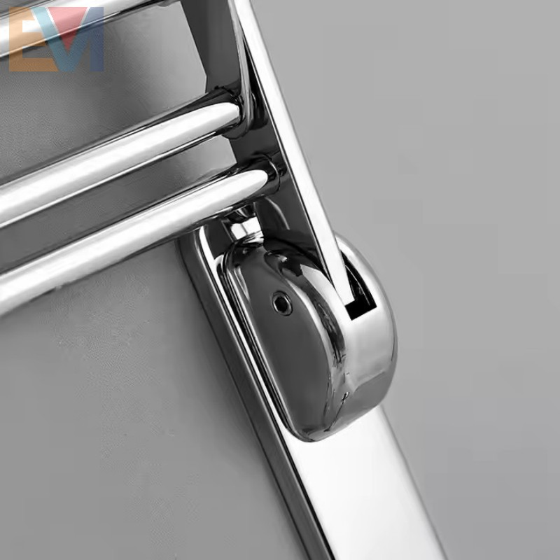 304 Stainless Steel Towel Rack Washroom Foldable Wall Mounted Polished Bathroom Towel Bar