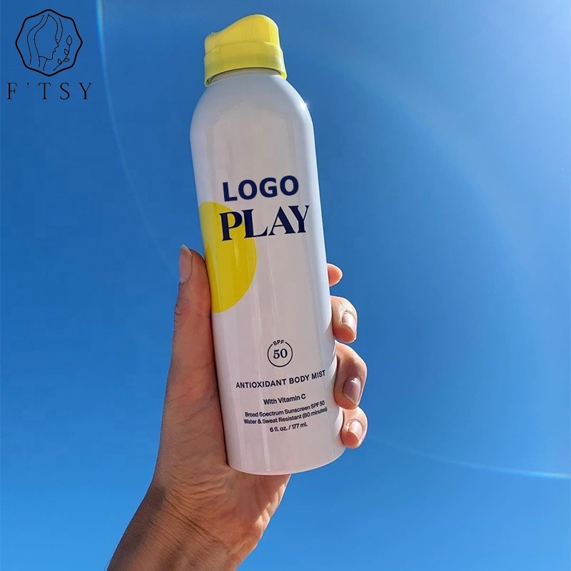 Wholesale Oil Free Sun Screen Cream SPF 50 Private Label Organic Facial Whitening UV Sunblock Cream Korean Sunscreen SPF 50