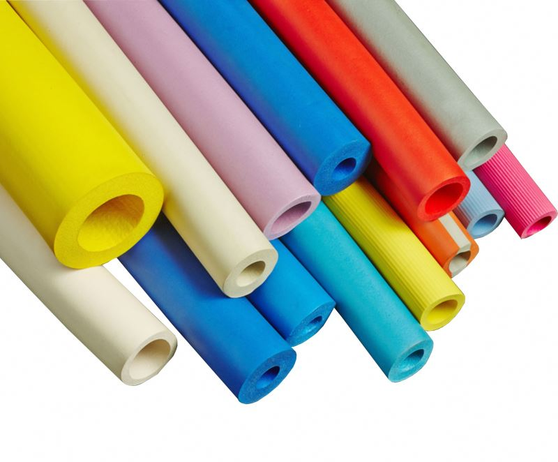 Black PVC/NBR Rubber Plastic Insulation Foam Pipe with RoHS