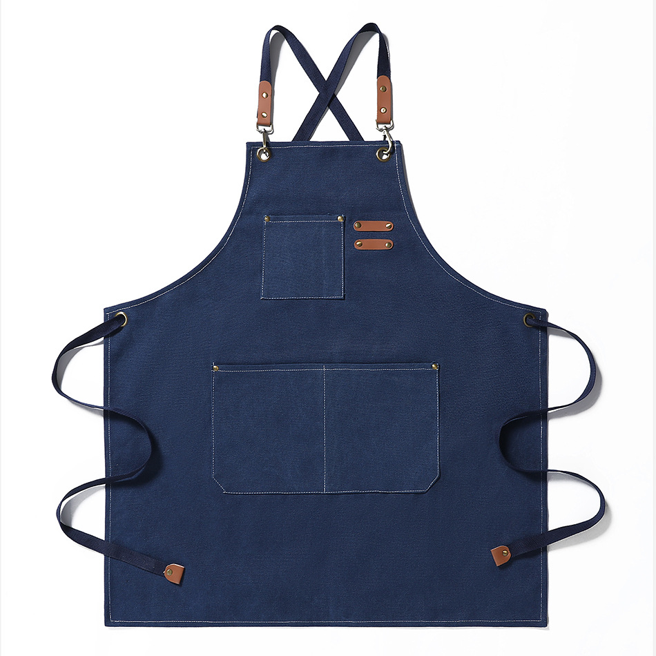 Thick Cotton Canvas Aprons with Pocket