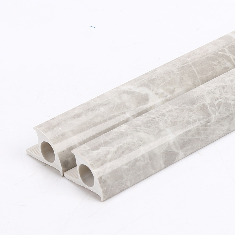 Free Sample 2.5m Custom Marble Color Ceramic PVC Tile Corner Trim Plastic Tile Edge Trim