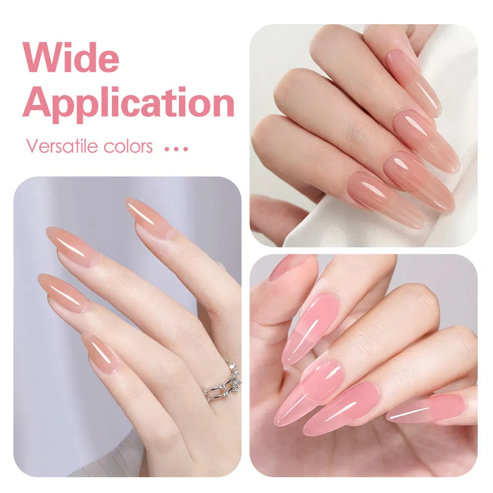 High Quality UV Nail Polish Extension Gel Builder Odor Free Painless Strong