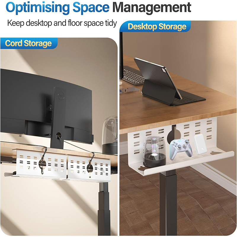 Cable Mount Threaded Metal Fuse Desk Charging Cable Holder for Wire Cable