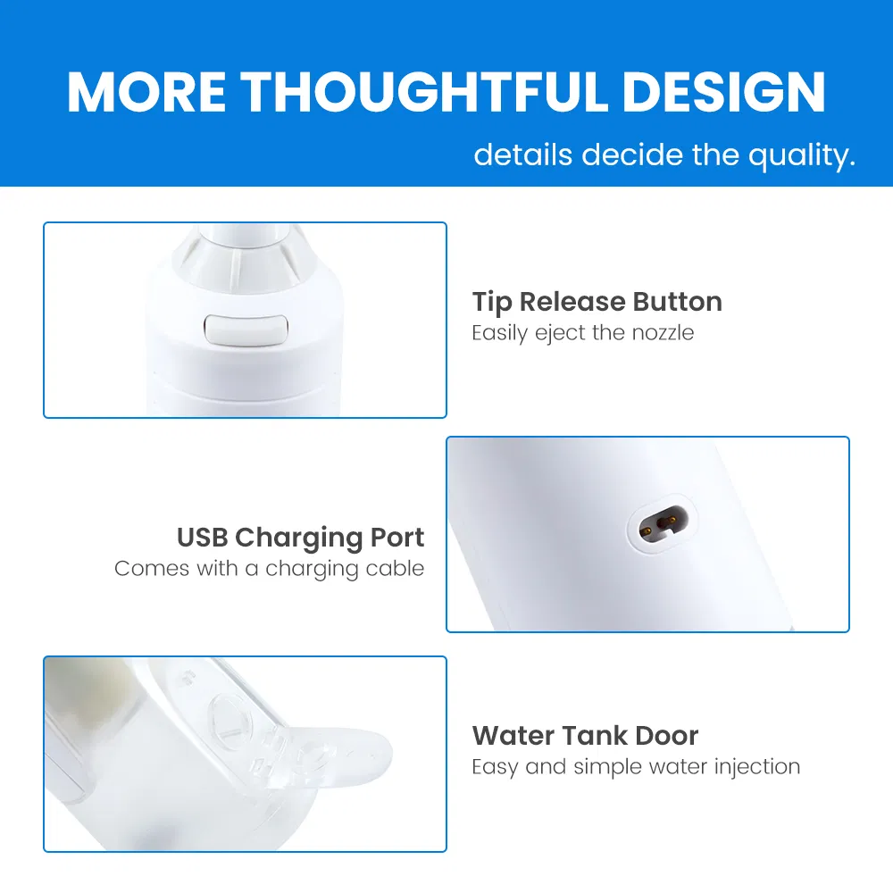 Wholesale Household Portable Electric Wireless Cordless Water Flosser Teeth Whitening Kit Oral Irrigator Teeth Cleaner