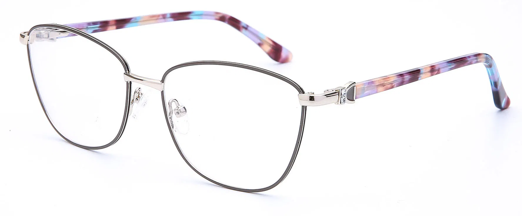 High Quality Lady's Metal Frames Double Color Plating Frame Fashion Style Gk7091