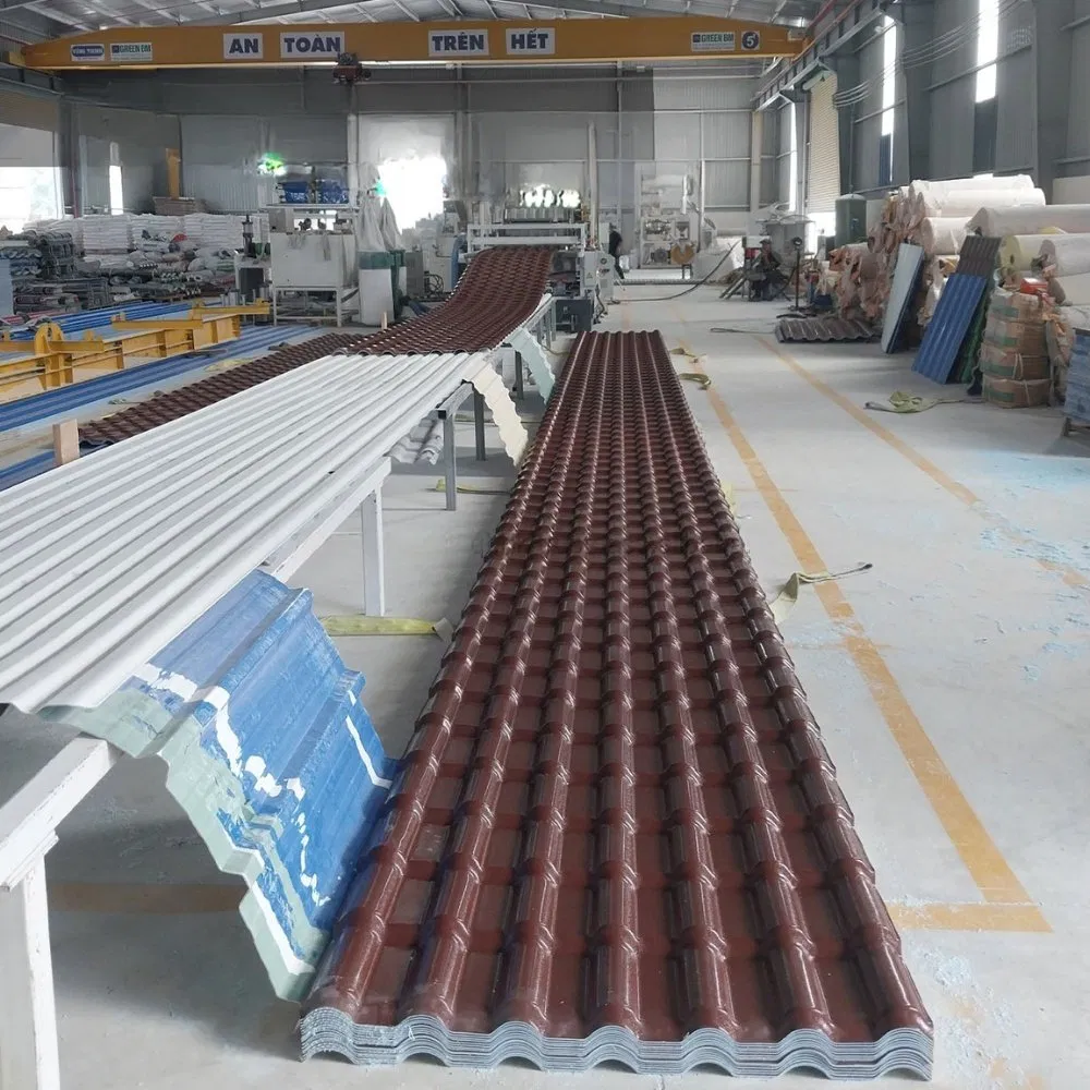 UPVC Sheet Waterproof UV Resistant PVC Tin Roof Panel Sheet for Park