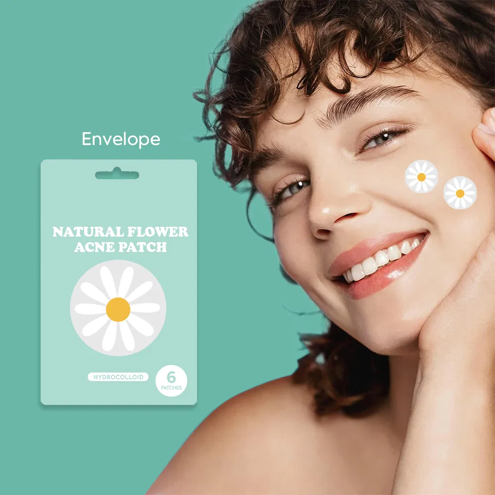 Пластырь от прыщей Zit Blemish с цветочным дизайном, 6 шт.