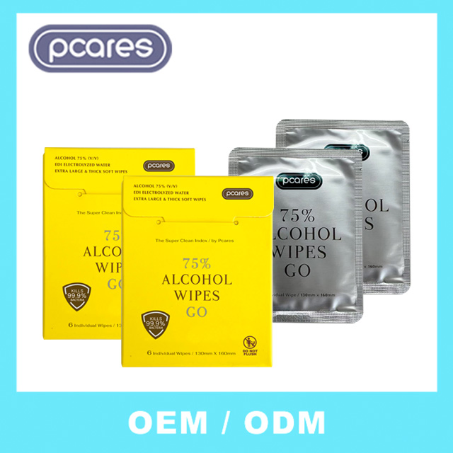 75% Alcohol Wipes Go
