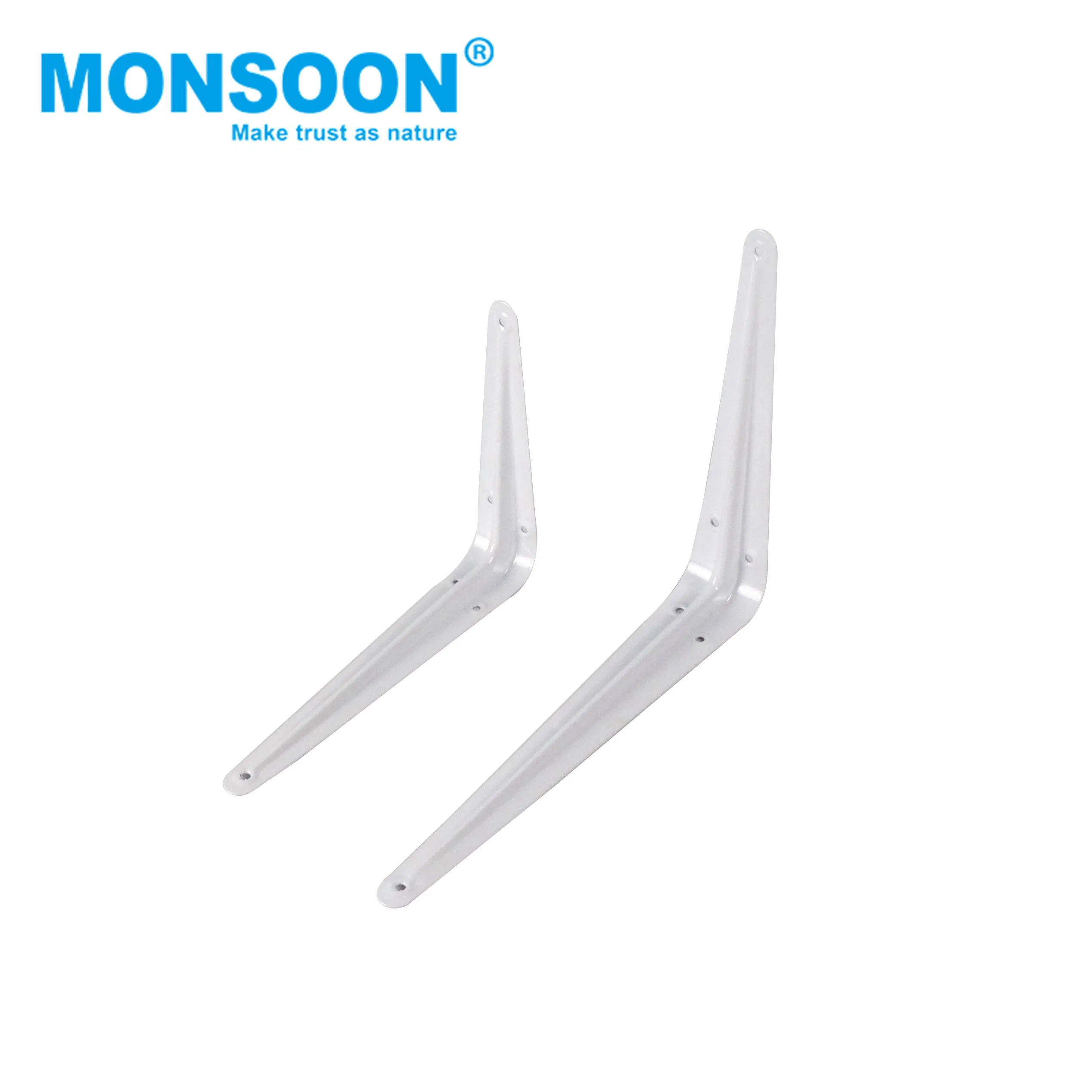 Furniture Metal Wall Mounted Triangle Shelf Support Foldable Air Conditioner L Shape Corner Folding Shelf Bracket for Shelves