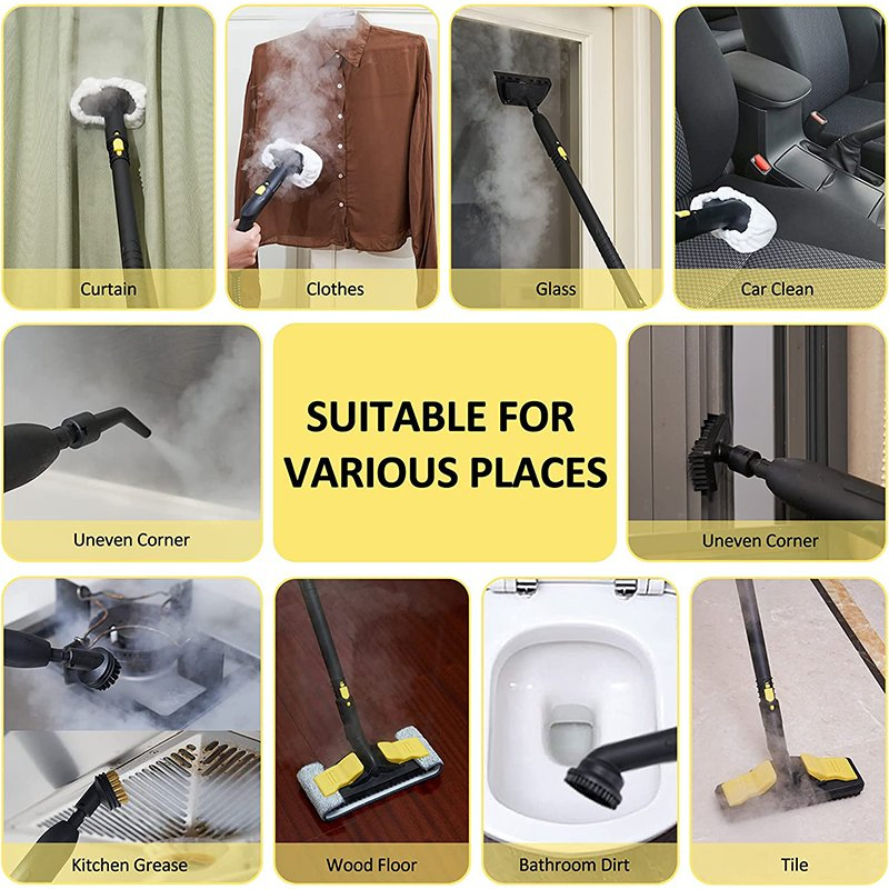 Electric OEM 2000W Cleaning Floor Solar Trailermodelos De Solar Movel PARA Uso No Gi Portable Electric Steam Mop Trapeador Plano