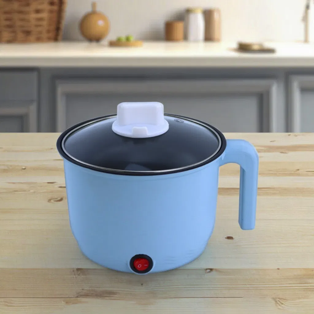 Non-Stick Electric Skillet Multi-Cooker Mini Electric Pots Set for Household Cooking for Office Dormitory Use