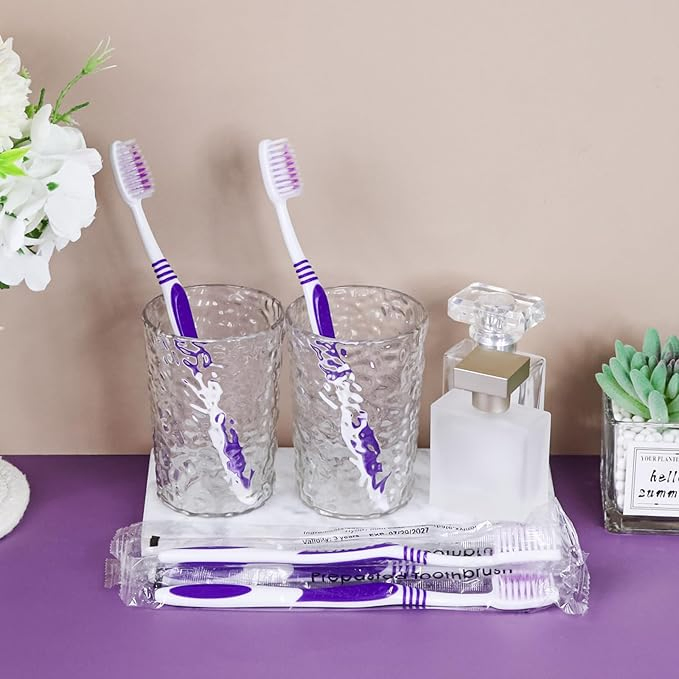 Travel-Friendly Prepasted Toothbrushes Individually Wrapped for Fresh Breath
