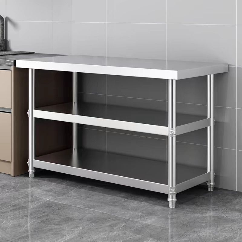 Прочный стол из нержавеющей стали для коммерческих кухонь