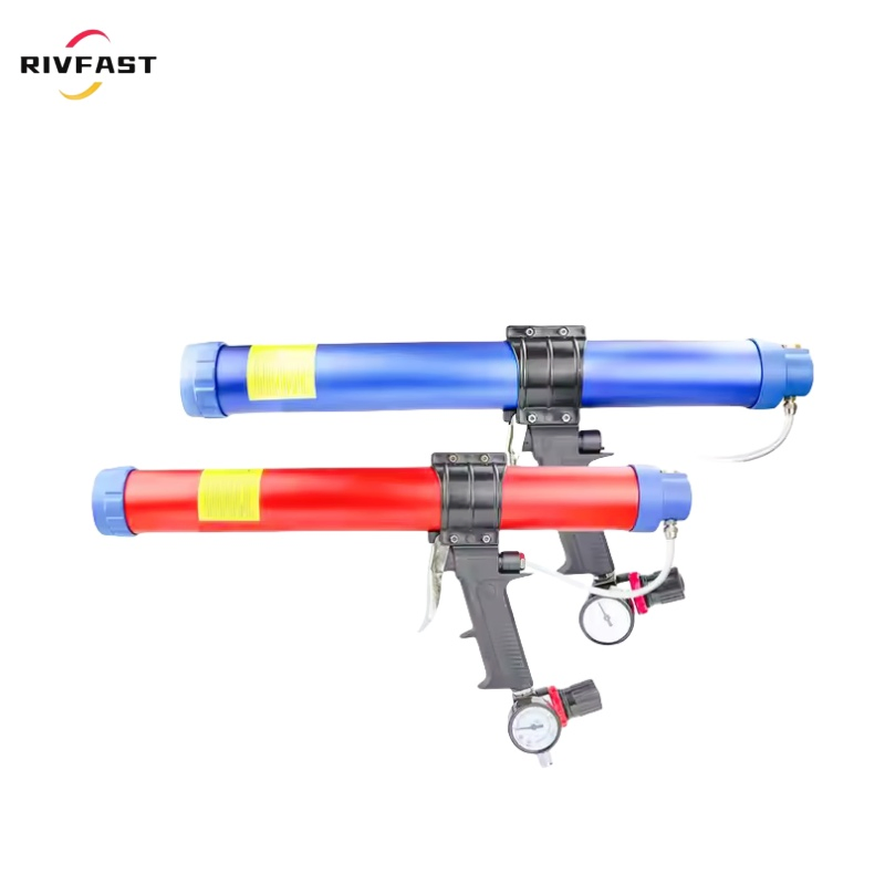 Pneumatic Caulk Gun 300~600ml for Electronic Appliances, Automotive Components, Building Decoration Battery Powered Caulkin