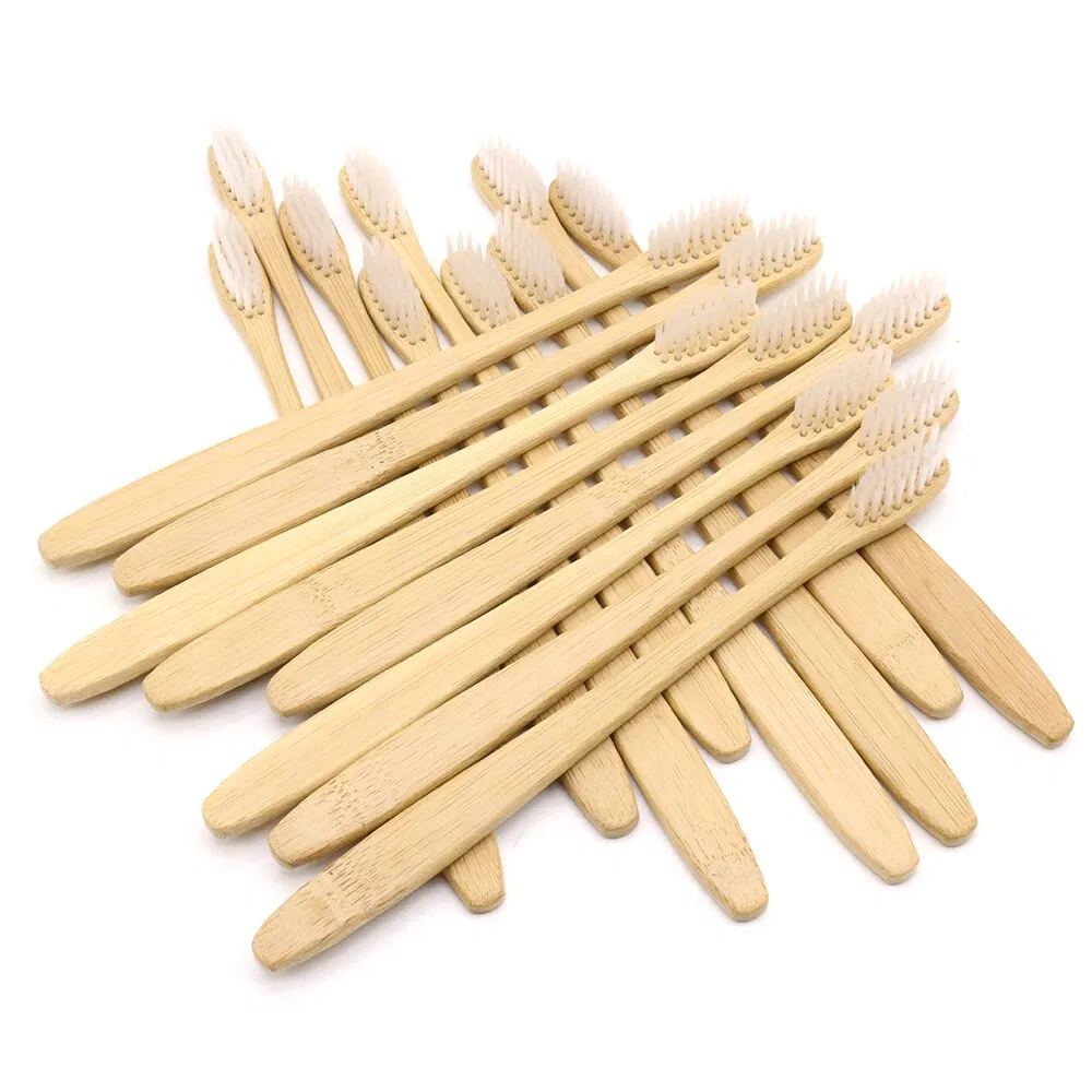 Biodegradable Bamboo Toothbrush, Reusable Eco Friendly Toothbrushes, Compostable Natural Wooden Toothbrush