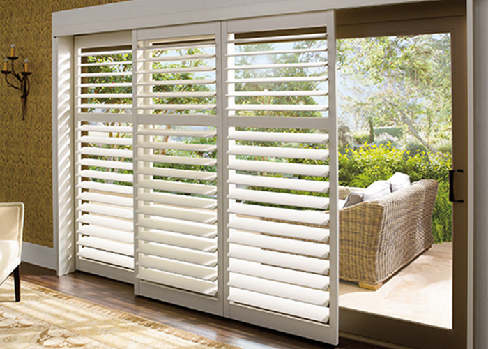 Decorative PVC Sliding Plantation Shutters