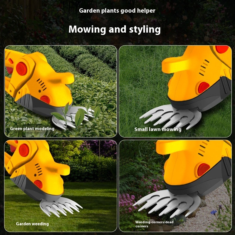 Green Industrial Grade Electric Wear Resistant Domestic Tea Tree Hedge Trimmer