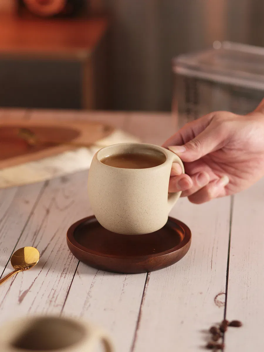 Керамическая кружка для эспрессо и чая, ручная роспись