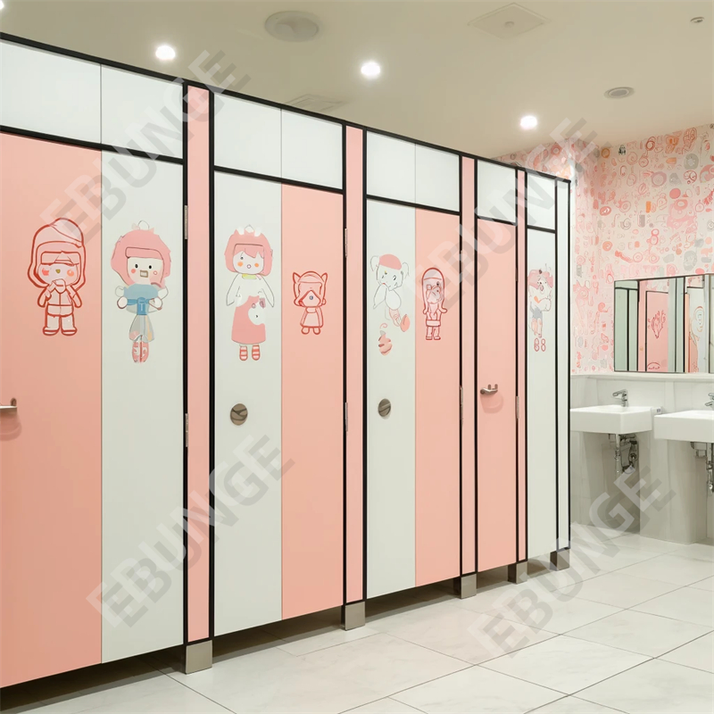 Waterproof HPL Restroom Toilet Cubicle Partition