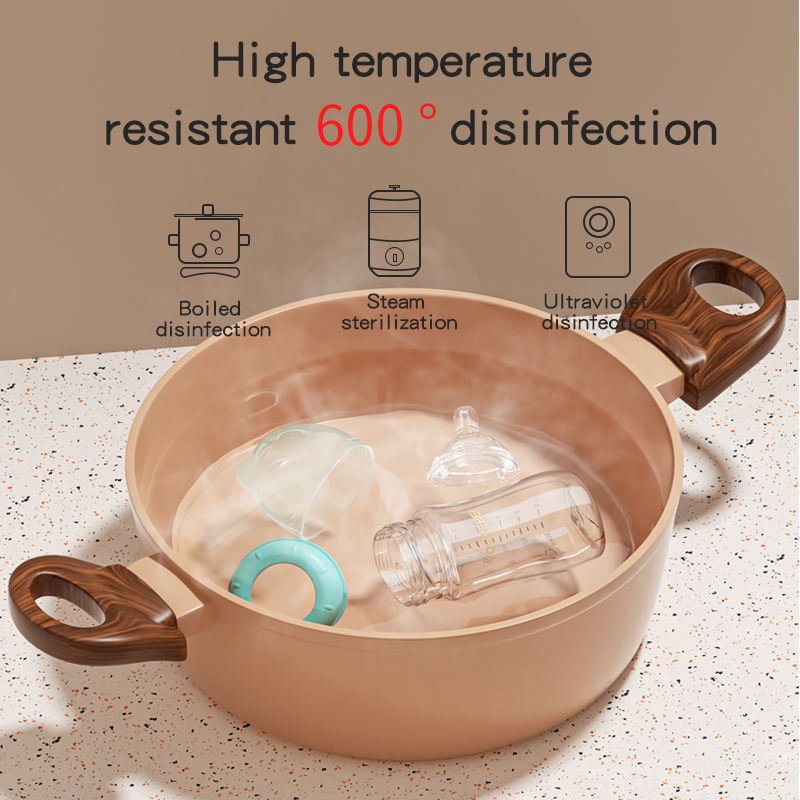 Glass Baby Milk Bottle 80ml 160ml Clear Sippy Baby Training Bottle