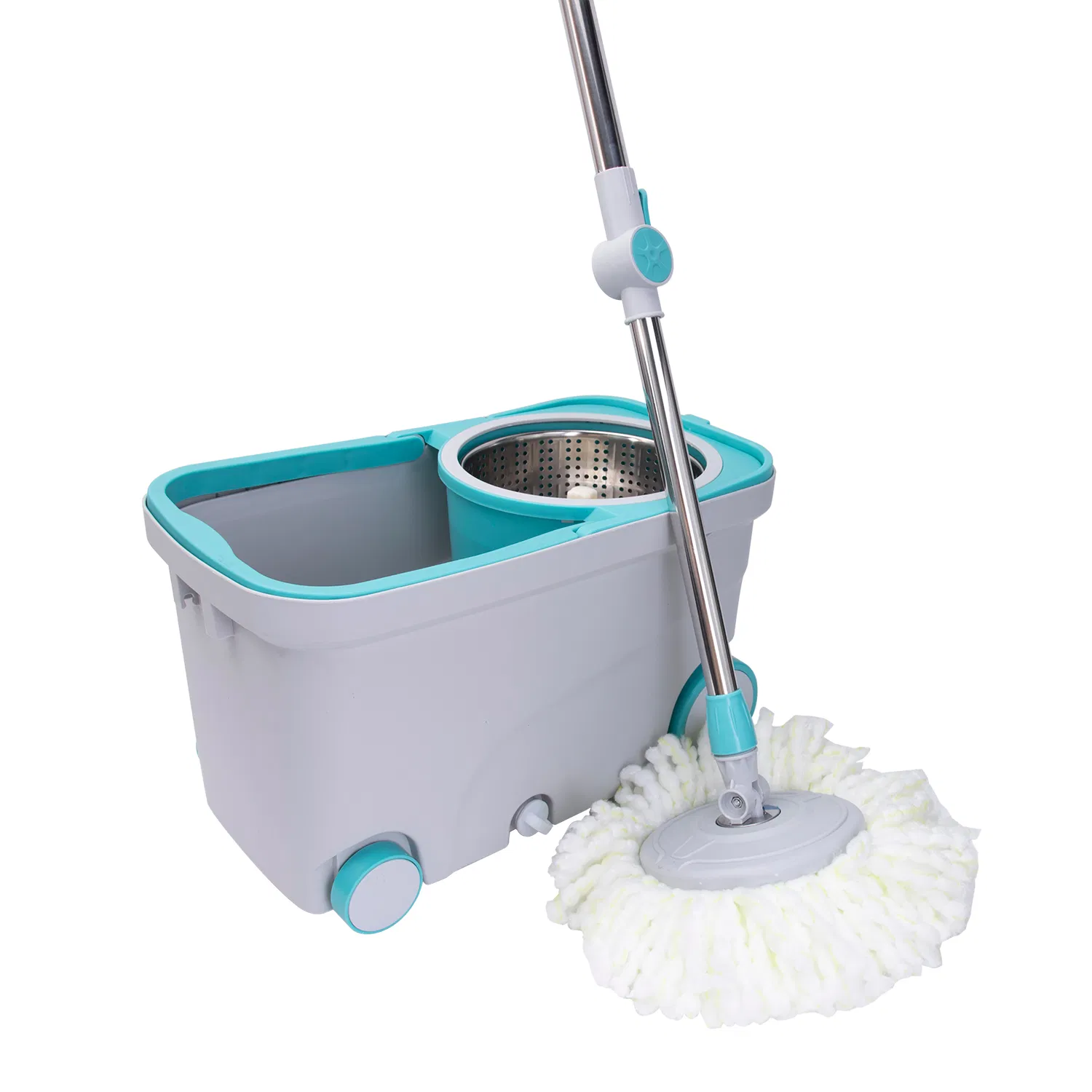 Вращающаяся швабра с ведром и колесами