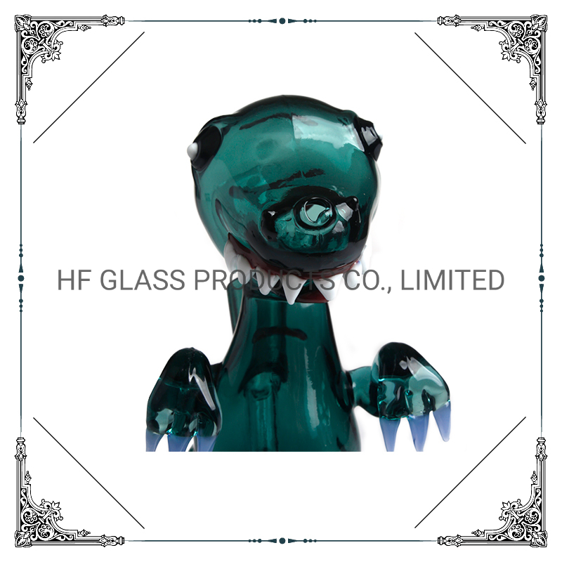 2022 New Cute Animal Mini Pipes DAB Dinosaur Oil Rig Hand Blown Pyrex Wax Tool Smoke Set Wholesale Smoking Glass Water Pipe