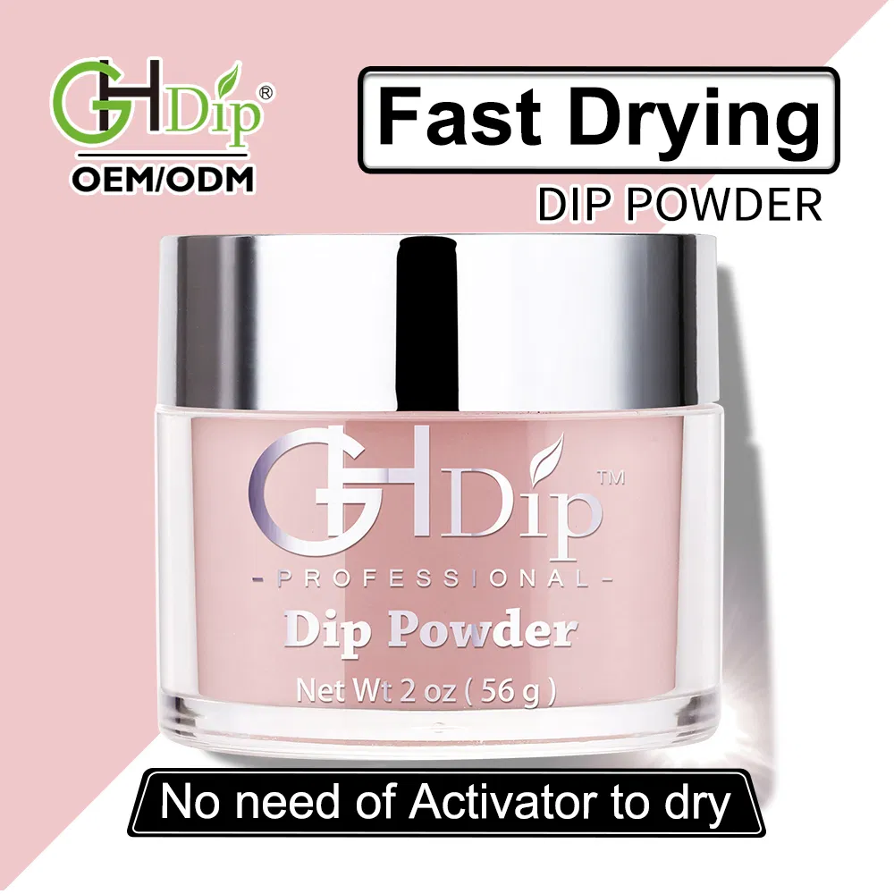 Brown Color Nude Nail Acrylic Dipping Powder for DIP Nail Art
