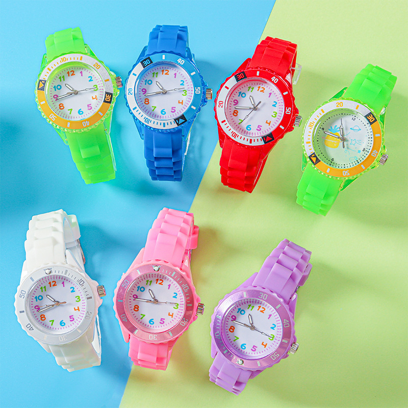 Stylish Silicone Watch Gadget with Colorful Plating (KW-013)