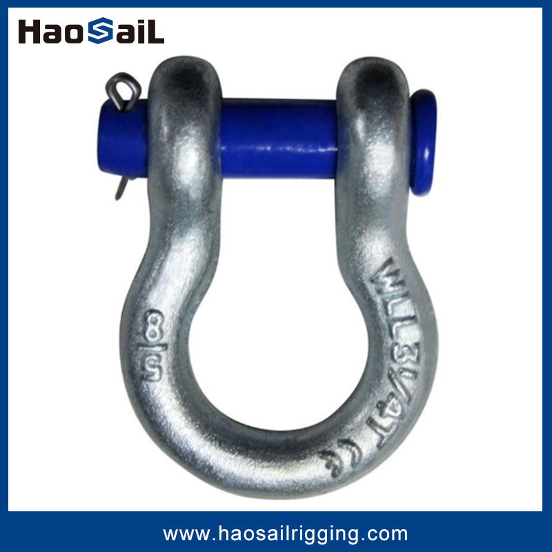 Electric Galvanized Rigging Hardware G213 Bow Type Shackle