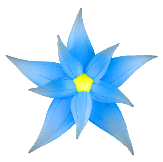 Vibrant Interactive LED Flower Display for Event Decor