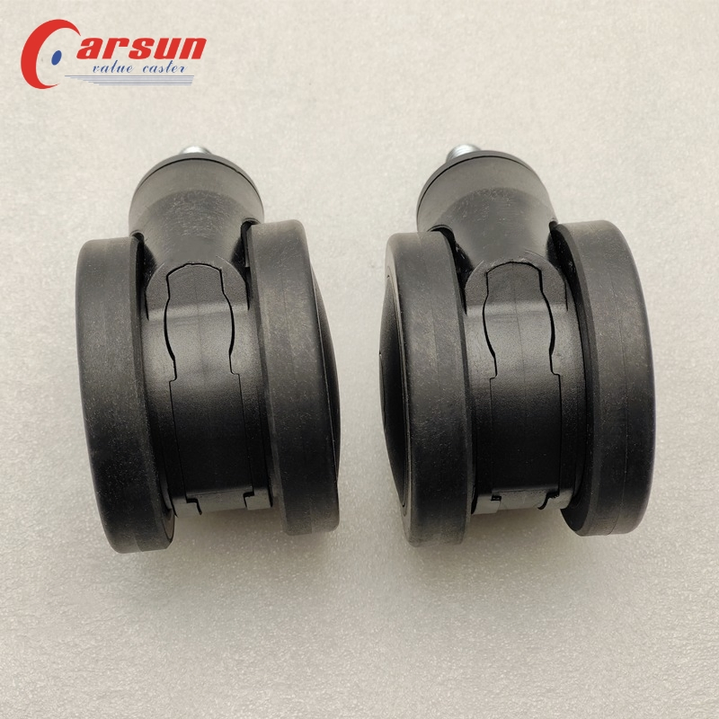 Black 3 Inch Antistatic Medical Casters Special Conductive Casters for Hospital Equipment and Instruments