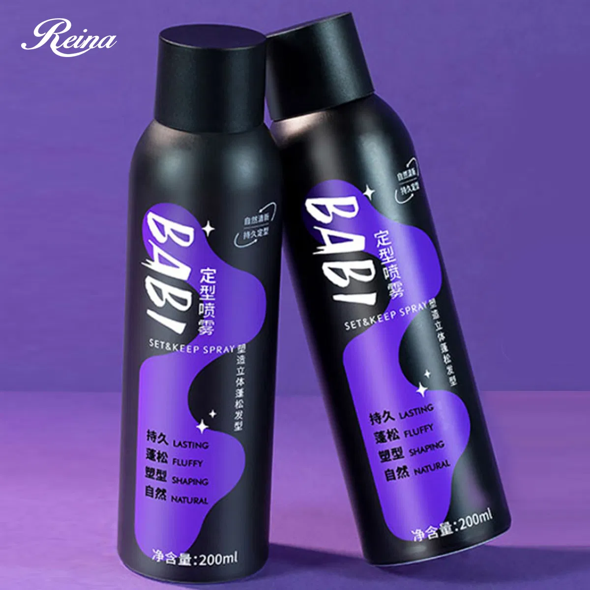 Fashion Style Professional Strong Hold Styling Hair Spray for Female