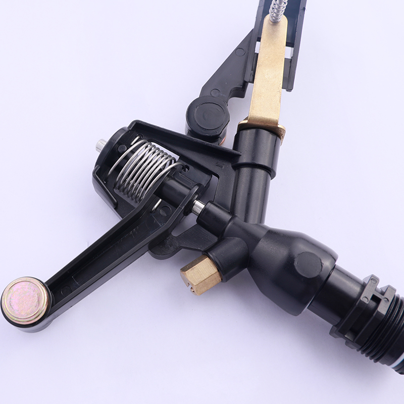 360 Degree Rotatable Single Double Hole Adjustable Plastic Rainbird Spinkler for Irrigation System Rain Gun Sprinkler