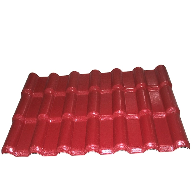 Prime ASA Surface Synthetic Resin Spanish PVC Roofing Tile