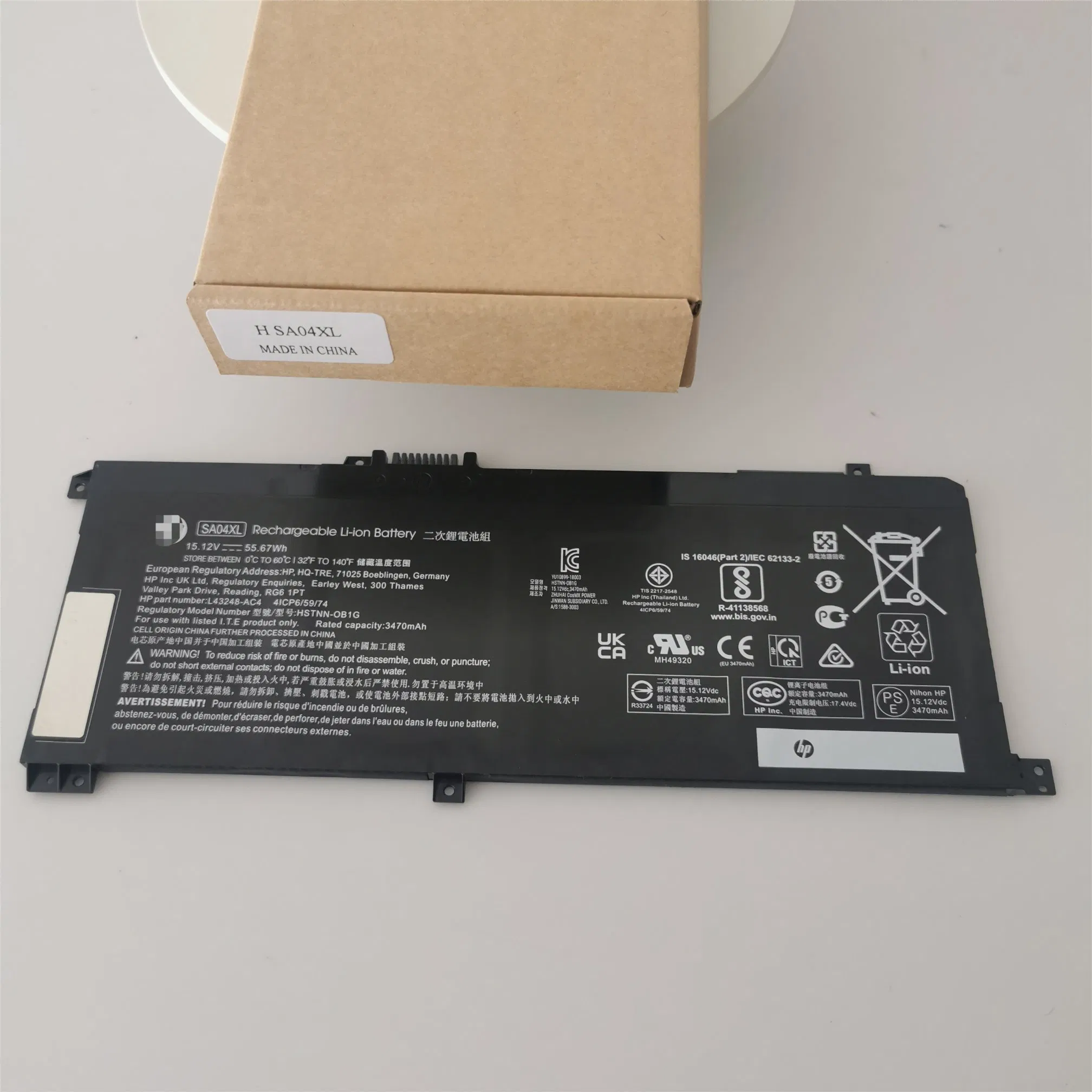 SA04XL Laptop Battery Compatible with HP Envy X360 15-Dr 15-Dr0010tx Series Notebook Hstnn-Ob1f Hstnn-Ob1g Hstnn-Ub7u L43248-541 L43248-AC1 L43248-AC2