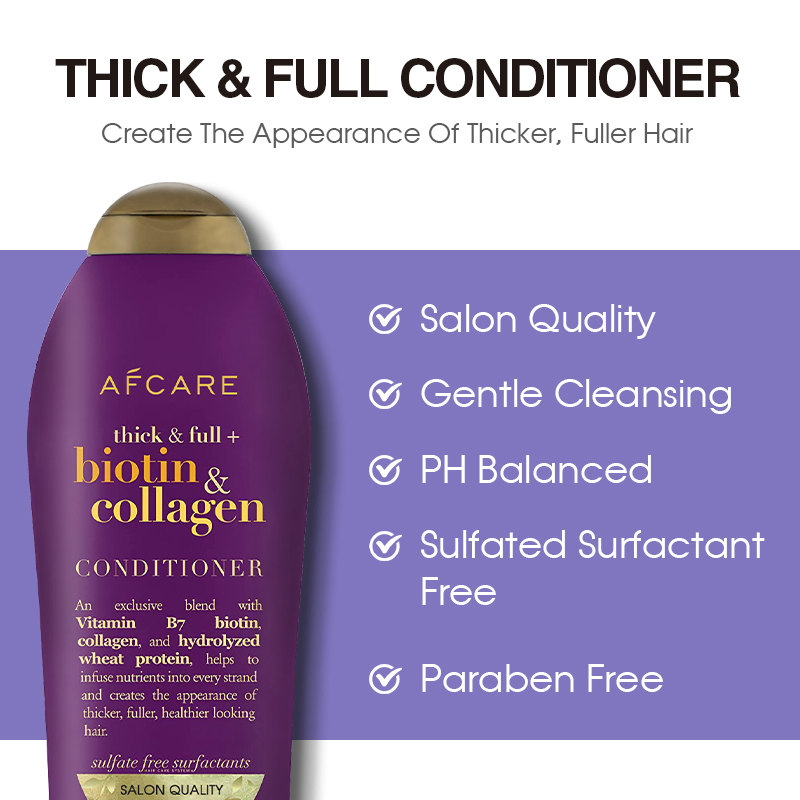 High Quality Private Label Sulfate Argan Oil Nourishing Hair Collagen Conditioner