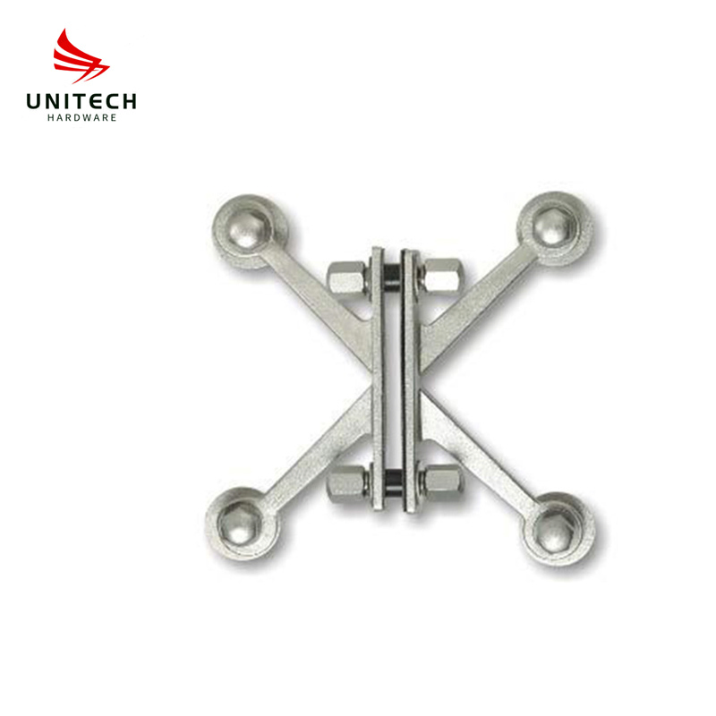 Stainless Steel 304 Heavy Duty K Shape Glass Spider Fitting Connector