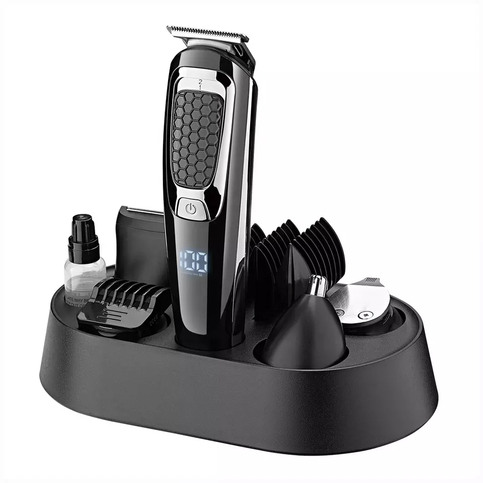 5 In1 Rechargeable Hair Trimmer Clippers Mens Grooming Set