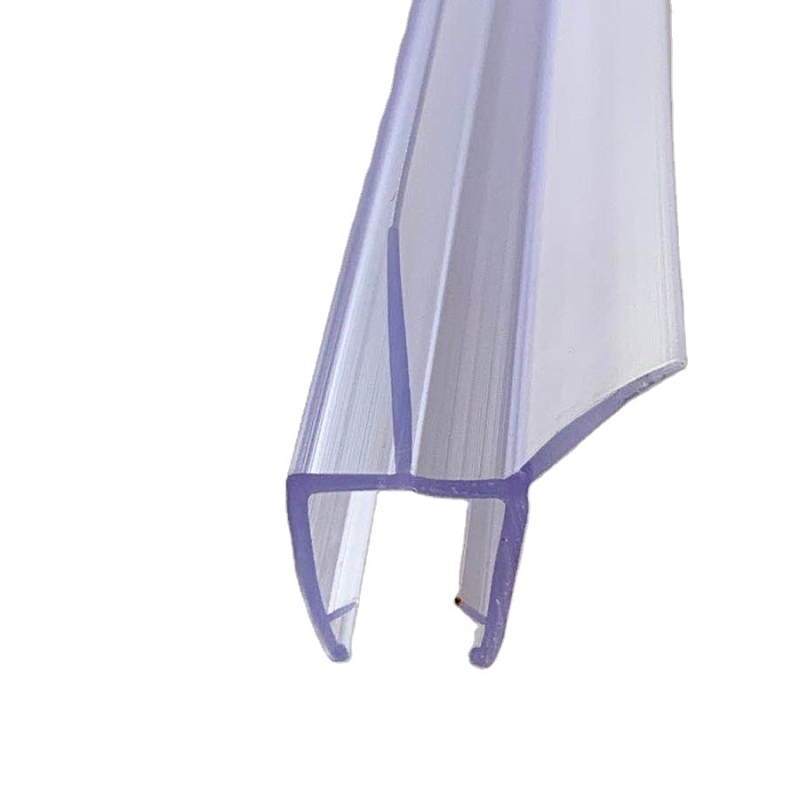 Waterproof Vinyl PVC Seal Strip Glass Shower Door Bottom Seal Weather Strip Bathroom Accessories