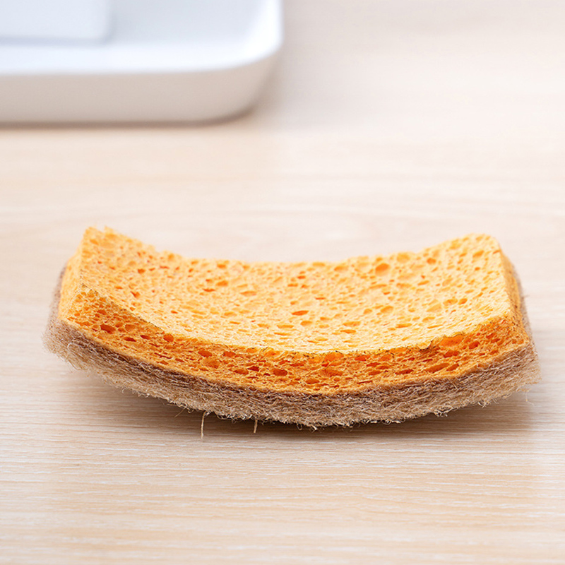 Esun Natural Cellulose Biodegradable Non-Scratch Kitchen Cleaning Sponge for Dishwashing