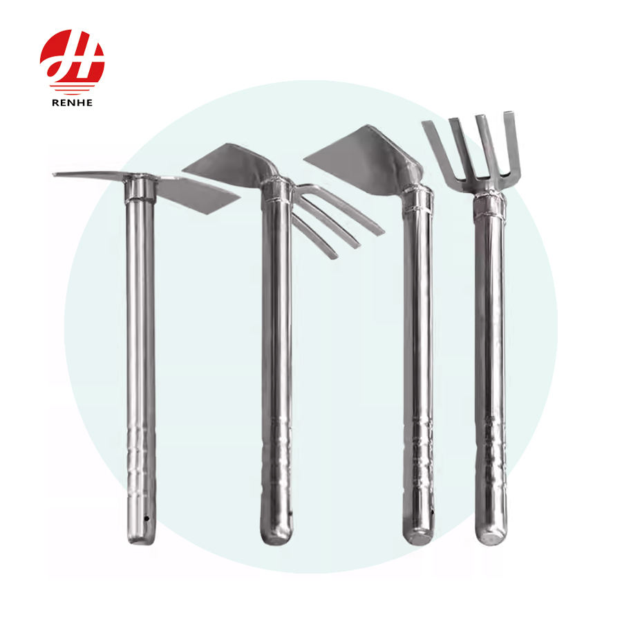 Hot Sale Custom Agricultural Digging Garden Stainless Steel Forkhoe Wlth Handle
