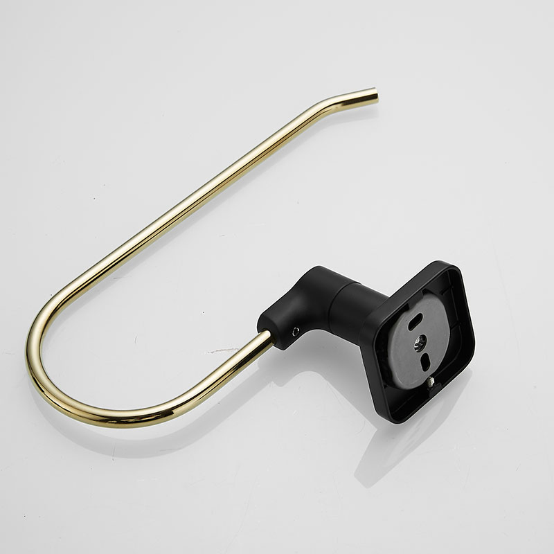 Держатель для туалетной бумаги Black&Gold, хром