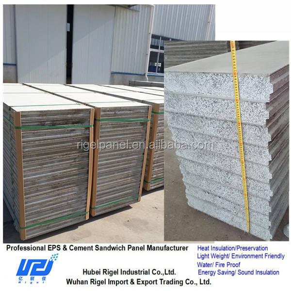 Cheap Building Material Construction Materials Precast Concrete Fence EPS Sandwich Wall Panel Wall Decor
