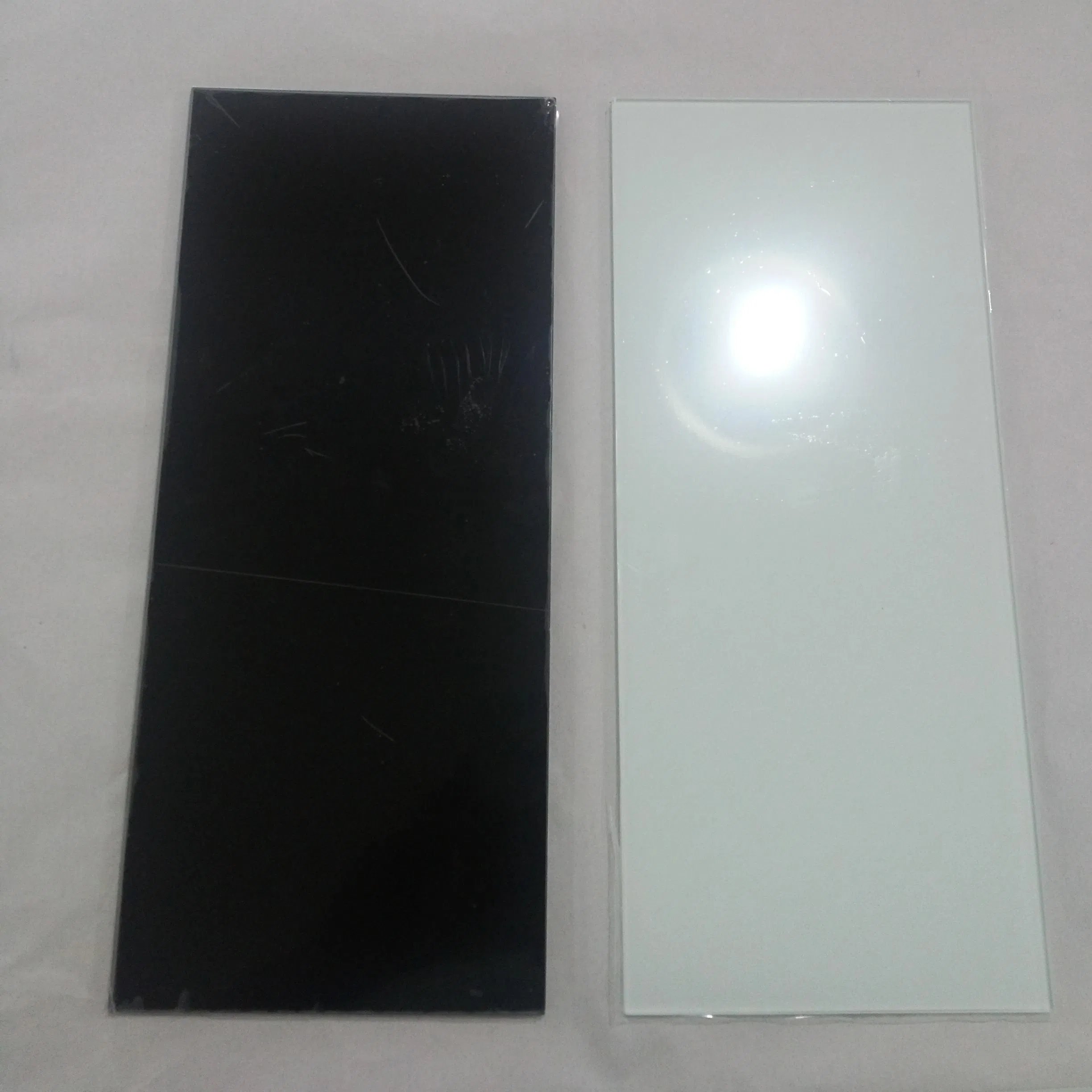 Custom Premium Durable Scratch Painted Glass Back Panels Color High Gloss for Doors Windows