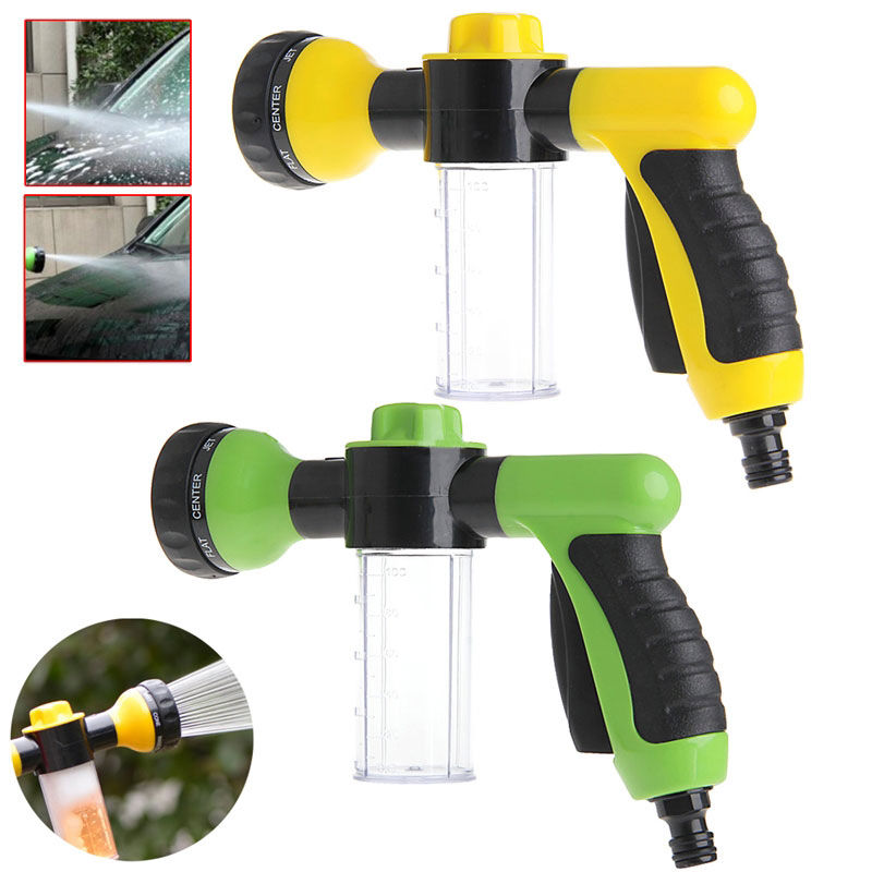 8 Spray Pattern Car Washing Spray Nozzle with Soap Dispenser Sprayer